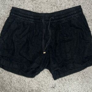Old navy black linen shorts
